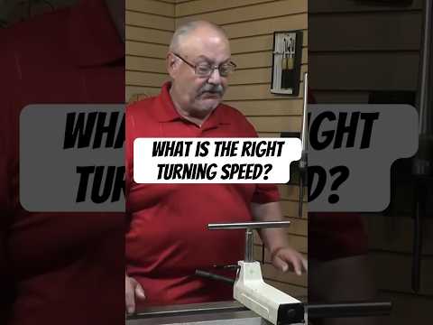 Figuring Out Your Personal Turning Speed #woodturning #woodlathe #woodworking #shortsfeed #howto